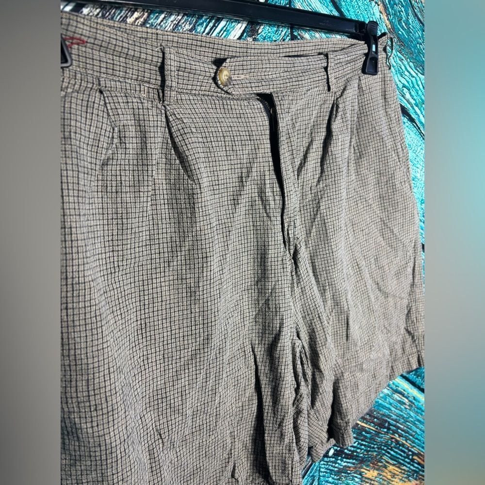 Greg Norman Collection Casual Plaid Shorts Mens Size 34 EPC